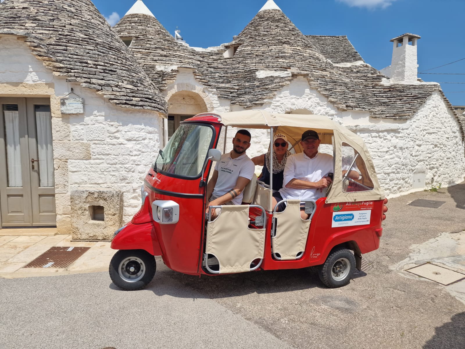 Alberobello: Private Tuk-Tuk-Tour mit Audioguide