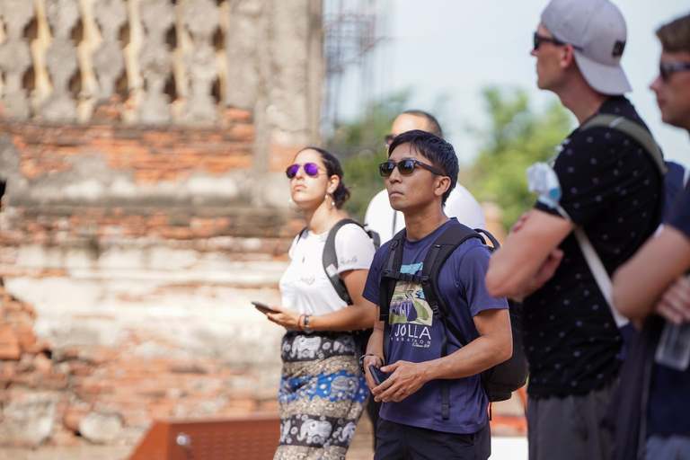 Desde Bangkok: Excursión histórica de un día a Ayutthaya en autobús