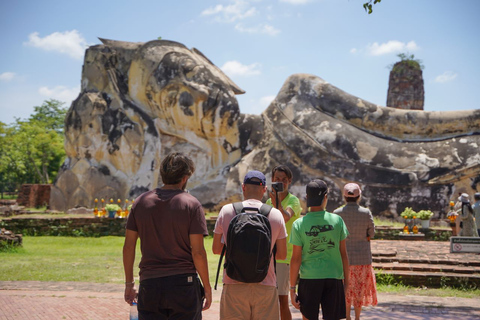 Från Bangkok: Historisk dagstur med buss till AyutthayaFrån Bangkok: Historisk dagstur i Ayutthaya med buss