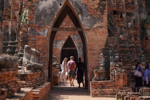 De Bangkok: excursão histórica de um dia a Ayutthaya de ônibusDe Bangkok: Excursão de ônibus de um dia pelo centro histórico de Ayutthaya