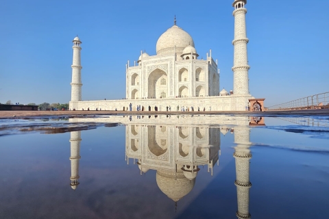 From Delhi: Taj Mahal Sunrise with Agra Fort Day Trip by Car
