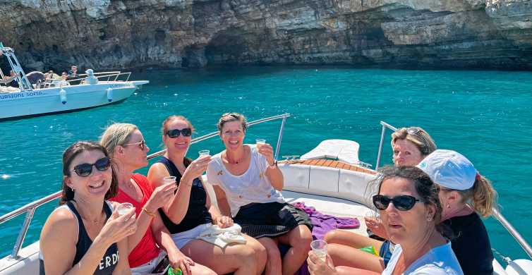 Polignano a Mare: Hurtigbåtcruise til grotter med aperitiff
