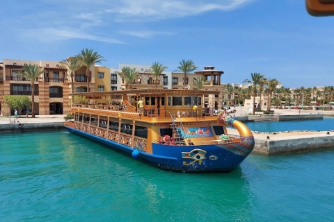 Marsa Alam: Crucero Nefertari con snorkel y comida/cenaPuerto Ghalib: Crucero por la bahía de las Tortugas de Nefertari por la mañana / al atardecer