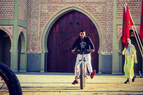 Recorrido en bicicleta por la ciudad vieja y nueva de Marrakech