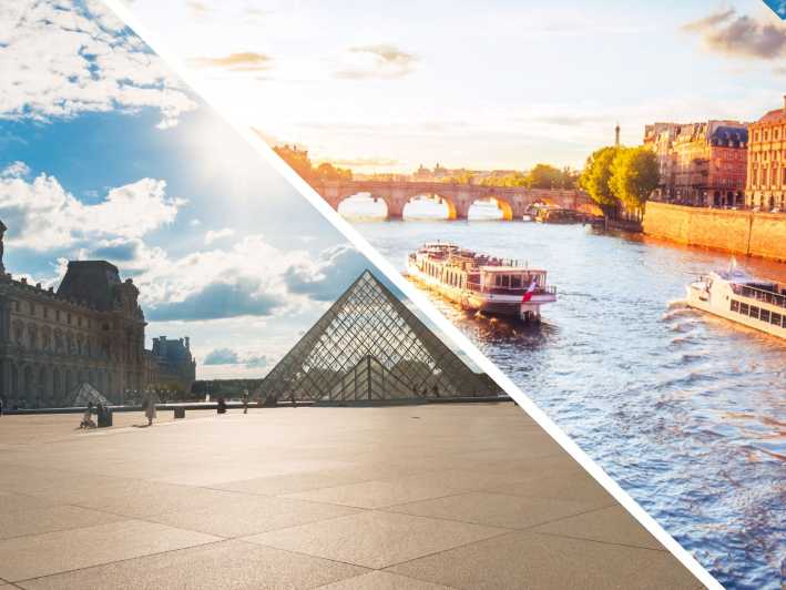 París: Combo de entrada reservada al Louvre y crucero fluvial