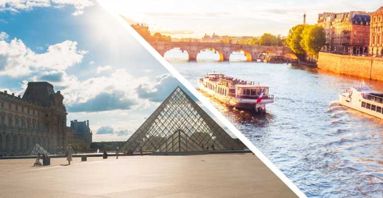 Parijs: Louvre Gereserveerd ticket en riviercruise combo