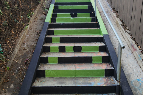 Los Angeles: Secret Painted Stairs Walking Tour w/ Bakery Standard Option