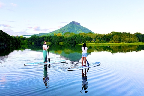 Mauritius: begeleide stand-up paddle-tour op de rivier de Tamarin