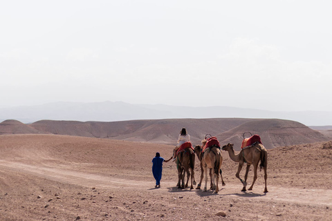 Marrakech: Halbtagestour zur Agafay-Wüste und Kamelritt