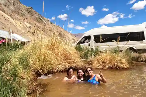 Incredible hot springs in the Andes