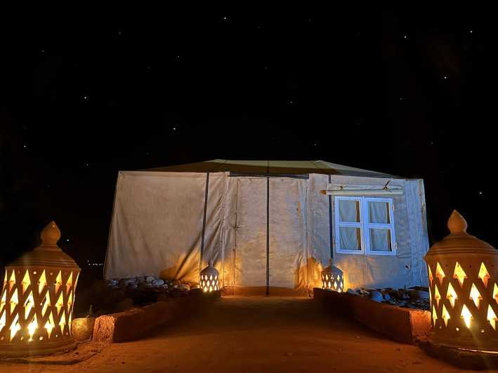 Marrakech: Overnight Agafay Desert Tour with Dinner and Show