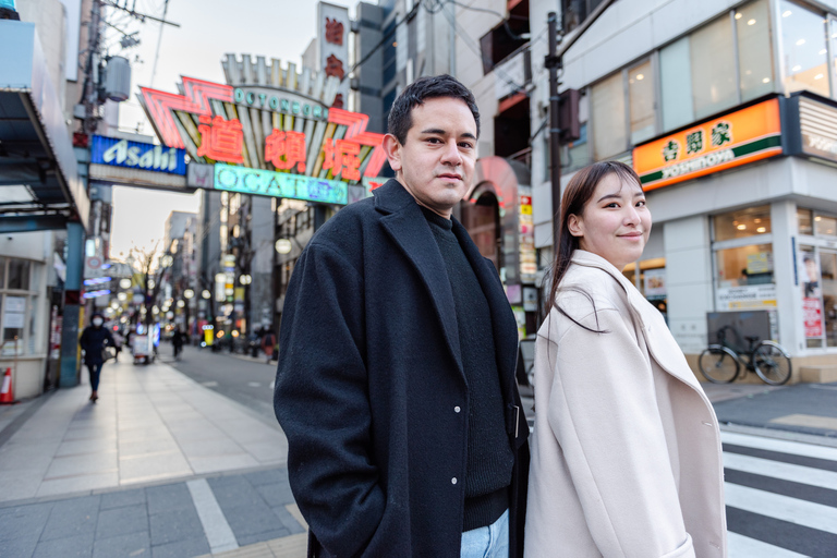 Neon Dotonbori nattlandskap: Rundtur och fotografering i Dotonbori