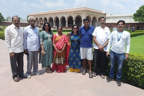 Von Delhi: Taj Mahal-Agra Fort Tagesausflug mit dem ExpresszugTour mit Executive Class, Mittagessen und Eintritt