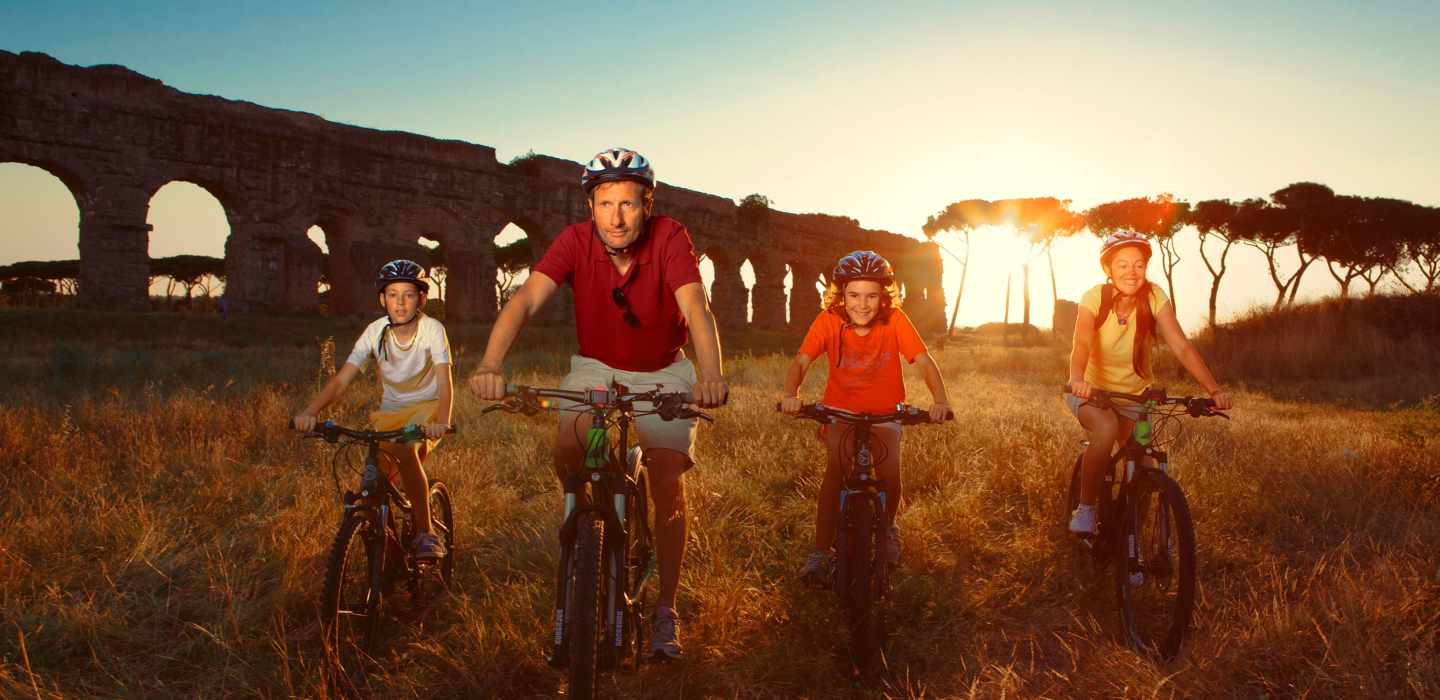 Rom: Appian Way, Aquädukte & Katakomben Option E-Bike Tour