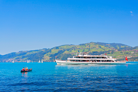 Pase de un día al Lago de Thun y al Lago de Brienz para un crucero en barco por el lagoPase de un día 2ª clase de viaje