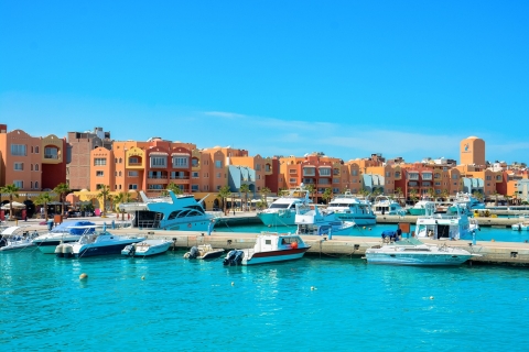 Hurghada: Dolphin Hause i snorkeling z wycieczką po mieście i lunchem
