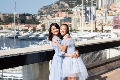 Cannes: Sesión de fotos con un fotógrafo privado de vacaciones3 horas + 75 fotos en 3 lugares