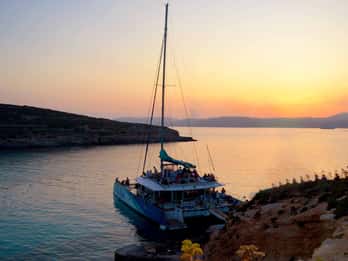 Malta: Kvällskryssning med katamaran i Blå lagunen