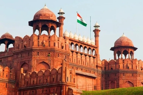 Delhi: Alt- und Neu-Delhi Private Tour durch die Stadt mit dem AutoAlt- und Neu-Delhi Private Stadtrundfahrt mit Eintrittskarten