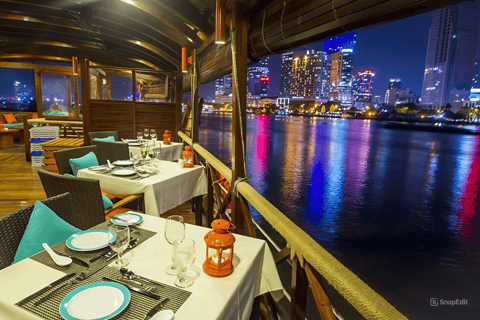 Romantic Saigon Nights: Dinner Cruise Experience Shared Table On The Cruise & Without Pick-Up & Drop Off
