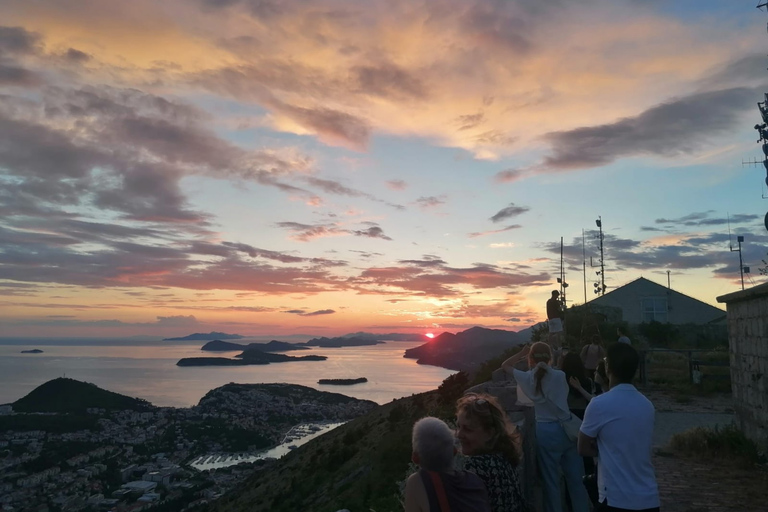 Dubrovnik : Panorama privé au coucher du soleilDubrovnik : Panorama privé du coucher de soleil