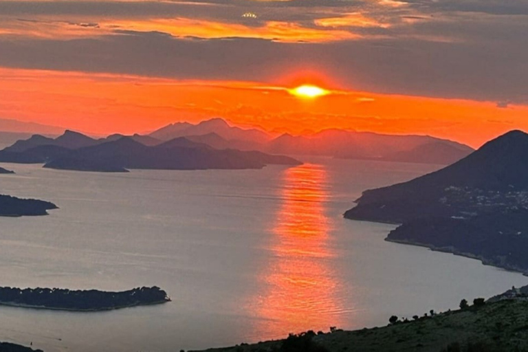 Dubrovnik: Panorama privado do pôr do sol