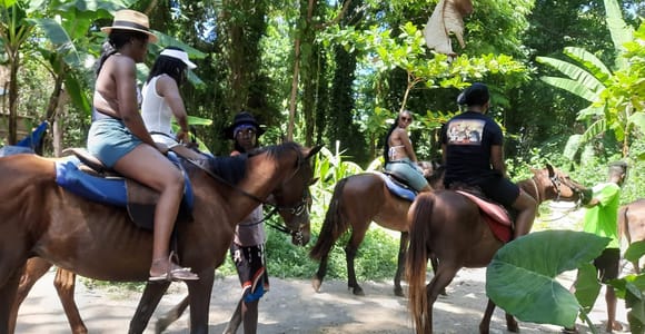 Horseback Ride, Blue Hole, Dunn&#39;s River and Tubing Tour