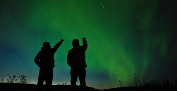 From Tromsø: Aurora Snowshoe Hike