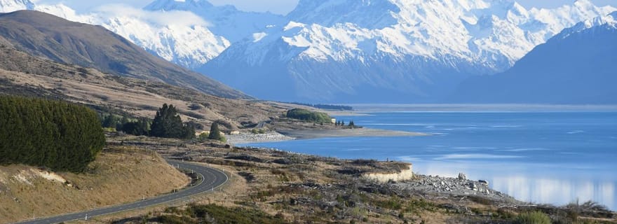 Au départ de Christchurch : excursion d'une journée à Queenstown via Tekapo et le Mont Cook