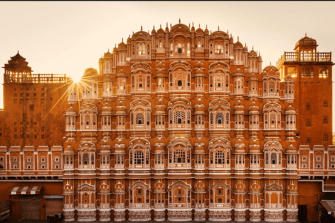 Visita privada de la ciudad de Jaipur con guía en cocheexcursión de un día