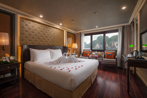 3-dniowy bungalow w Ninh Binh i 5-gwiazdkowy rejs po zatoce Ha Long