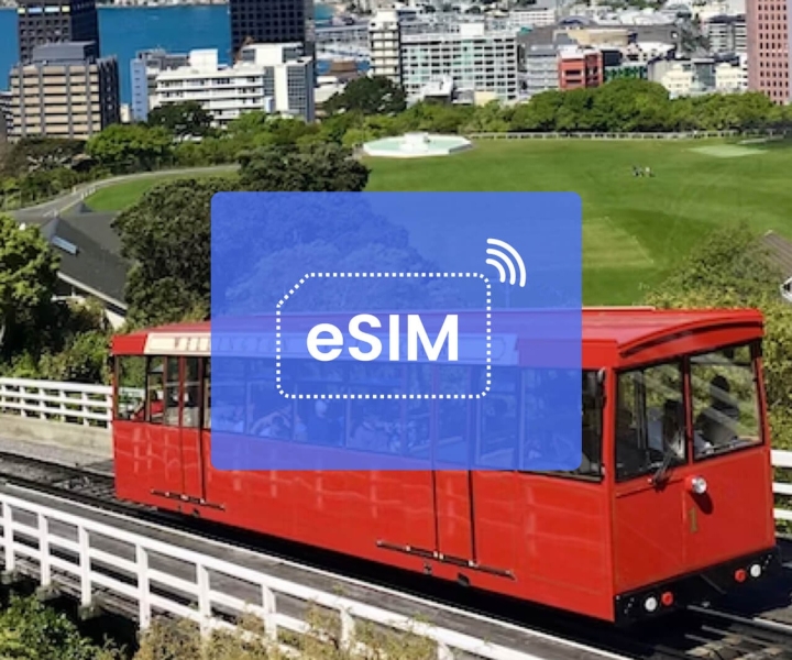 Wellington: Piano dati mobile roaming eSIM Nuova Zelanda/ APAC