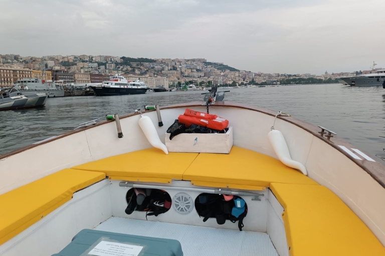 Napoli: myths and leggends from the boat with snorkeling Shared Tour