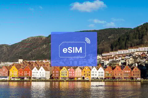 Bergen: Norge/Europa eSIM Roaming Mobile Data Plan