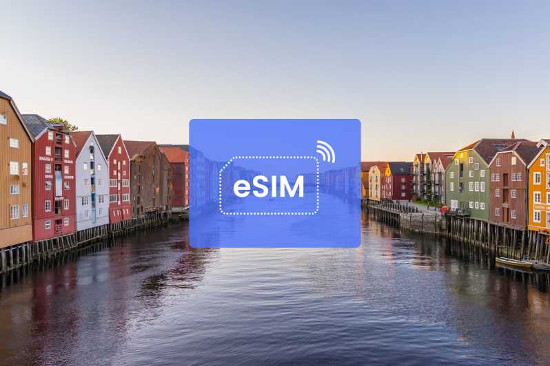 Trondheim: Norvegia/Europa eSIM Roaming Mobile Data Plan