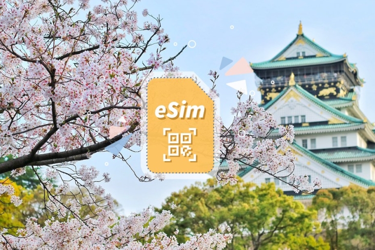 Japan: eSim mobiel data-abonnement5 GB/7 dagen