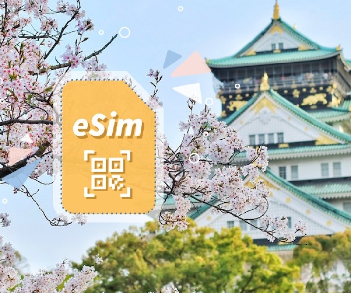 Japan: eSim mobiel data-abonnement