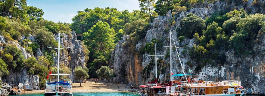 Sarigerme : Excursion en bateau dans les 12 îles avec déjeuner et transfert