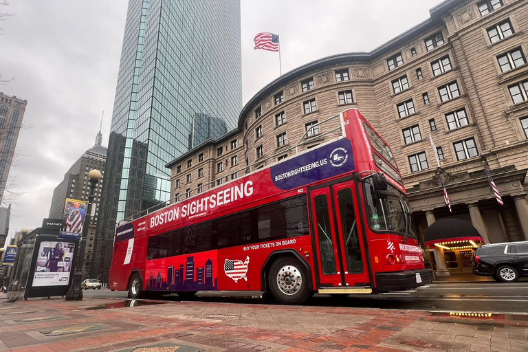 Boston: Hop-On Hop-Off Double-Decker Bus Sightseeing Tour