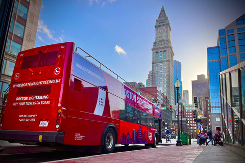 Boston: Hop-On Hop-Off Double-Decker Bus Sightseeing Tour