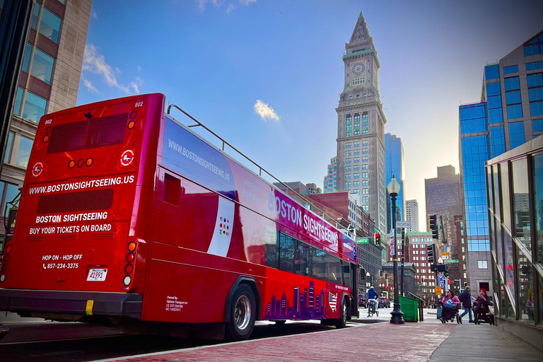 Boston: Hop-On Hop-Off Double-Decker Bus Sightseeing Tour