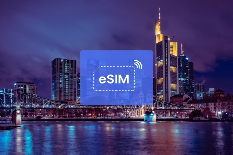 Frankfurt: Germany/ Europe eSIM Roaming Mobile Data Plan 50 GB/ 30 Days: 42 European Countries