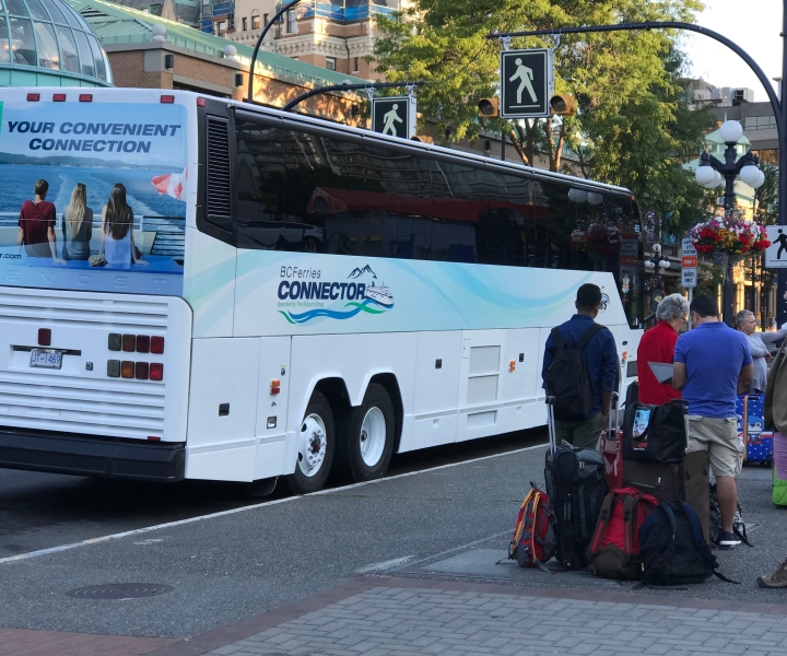 Victoria to Vancouver Ferry with Bus Transfer