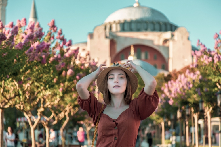 Stambuł: Prywatna sesja zdjęciowa w Hagia Sophia i Błękitnym MeczecieVIP (50 zdjęć)