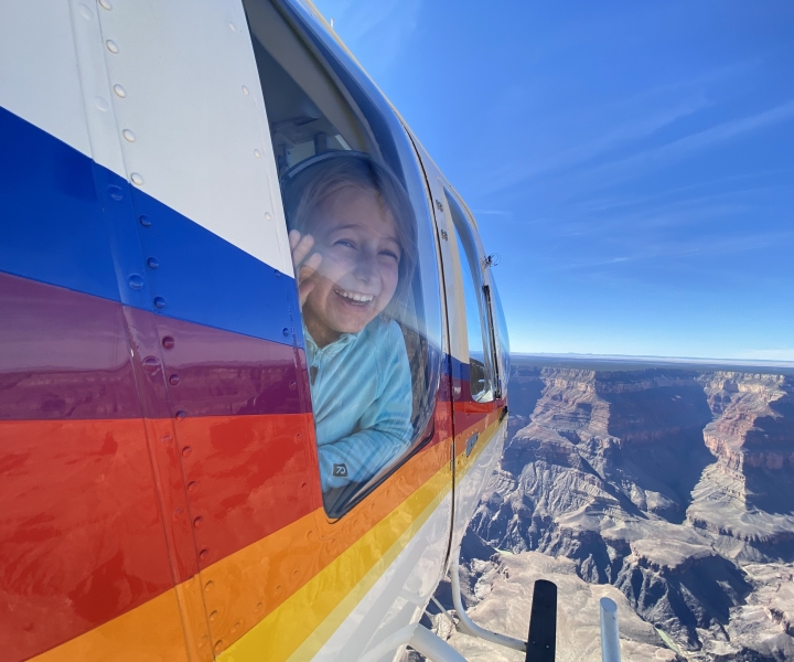Tusayan: Grand Canyon Helicopter Ride with Optional Hummer