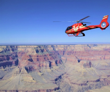 Tusayan: Grand Canyon Helicopter Ride with Optional Hummer