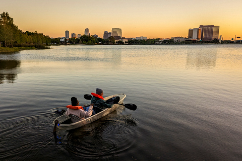 Orlando: Sunset Clear Kayak or Paddleboard in Paradise TourSunset Tour