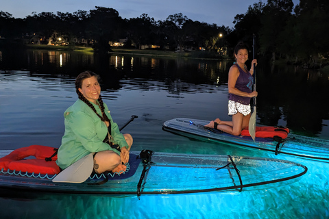 Orlando : Visite nocturne en kayak ou en paddleboard à diodes électroluminescentes