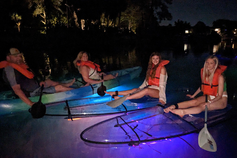 Orlando: Tour serale in kayak o paddleboard con illuminazione a LED