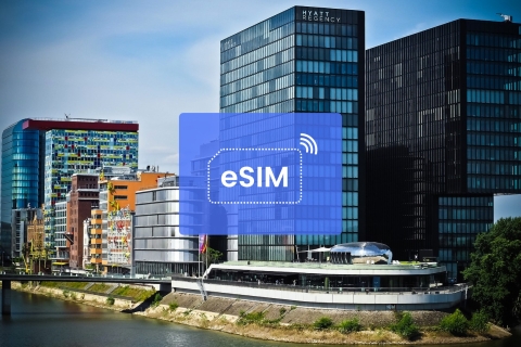 Düsseldorf: Duitsland/ Europa eSIM roaming mobiel dataplan1 GB/ 7 dagen: 42 Europese landen